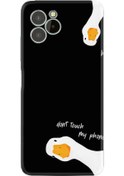 Resim Oukitel C21 Pro Kılıf Silikon Desen Özel Seri Dont Touch Duck 1655 