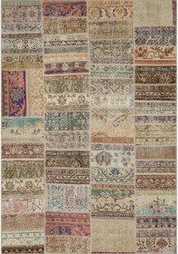Resim Estetik Ve Çekici Patchwork Halı 230x160 Cm 6357 