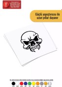 Resim Genel Markalar Maymun Kurukafa Sticker Oto Motor Laptop Duvar Folyo Sticker 25 X 27 Cm 