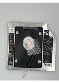 Resim 9.5 Mm Ssd Sata Harddisk Kutu Notebook Ssd- Hdd Kızak 