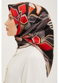 Resim Armine Twill İpek Eşarp 23ya8962 07 Turuncu 