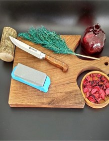 Resim Sürmene Mutfak Bıçağı Kahverengi 