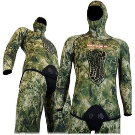 Resim Free-Sub 3Mm Expert Green Avcı Serbest Dalış Elbisesi (489036418) Çok Renkli 