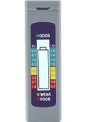 Resim Youmex Taşınabilir Evrensel Pil Test Cihazı - Aa, Aaa, 9v, Düğme Piller İçin Gri 