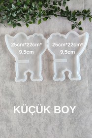 Resim By Shesel KELEBEK KÜÇÜK RAHLE SETİ EPOKSİ SİLİKON KALIBI 