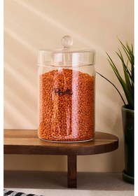 Resim Fraser 850 Ml Borosilikat Cam Kavanoz 10x15 Cm Seffaf Şeffaf 