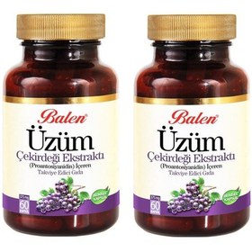 Resim Balen Üzüm Çekirdeği Ekstraktı 375 Mg 60 Kapsül 2 Adet 