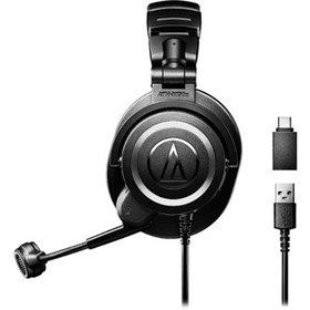 Resim Audio Technica ATH-M50xSTS-USB StreamSet USB Bağlantılı Kulaklık Siyah 