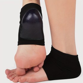 Resim 1 Çift Topuk Bölme Önleme Nemlendirici Ayak Kumaşları - Alkol İçermeyen, Siyah, Elastik, Ayak Bakımı Temel Malzemeleri İçin Yumuşak Kumaş | Yumuşak Dokulu | Esnek Malzeme 
