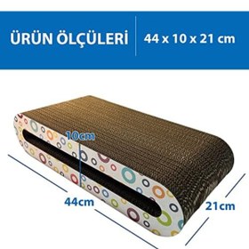 Resim Yıldızan Doğal Kedi Otlu Kedi Tırmalama Kartonları (HR2012C) 1268290 