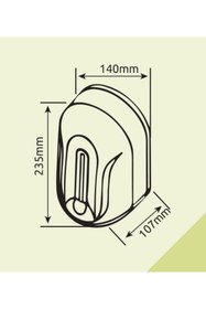 Resim Omnipazar Xinda ZYQ110 Siyah Sensörlü Sıvı Sabun Dispenseri 1100 ml 
