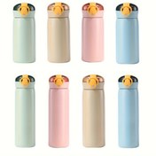 Resim 1 adet 320ml/10oz Su Şişesi, Vakumlu İzoleli Paslanmaz Çelik Su Termosu, Sızdırmaz, Çift Duvarlı Seyahat Termosu, MetaCanteen, Sıcak Soğuk Su Şişeleri 