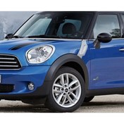 Resim RoseTR Mini Cooper R60 Countryman Gümüş Metal All4 Yazı 2’li Set 