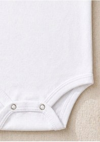 Resim Alandres %100 Pamuk Bebek Zıbın Çıtçıtlı Atlet Uyku O Da Ne? Komik Baskılı Kız Erkek Body 
