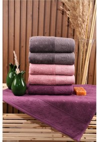 Resim Heritage 6'lı Pamuklu Su Emiciliği Yüksek 50 85 El Yüz Havlusu Karışık 