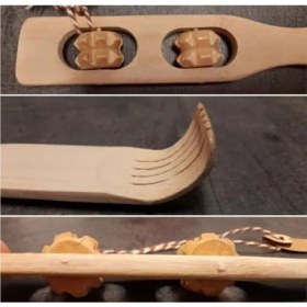 Resim Grains Global Doğal Bambu Kaşınma ve Masaj Sopası 