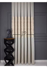 Resim Fon Perde Pano Fonluk Nilo Desen - Krem 