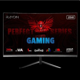 Resim Raydın Mm24rfa-240hz, 23.6", 1ms, 240hz, Full Hd, Hdmı, Dp, Hoparlör, Va Led, R1650 Curved, Frameles 