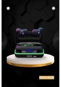 Resim Powerbank Bluetooth Kulaklık Ve Akıllı Saat 7 Kordonlu Metal Kordon Plastik Kordon 