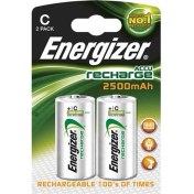 Resim Energizer C Size 2500mAh Orta Boy Pil Şarj Edilebilir 2'li 
