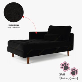 Resim Decoraev Ürgüp Siyah Rahat Josefin Koltuk Tv Koltuğu Dinlenme Koltuğu Terapi Koltuğu Psikolog Koltuğu-Sağ 