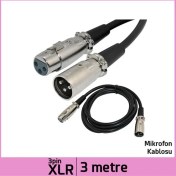 Resim Ti-Mesh Xlr 3 Pin Mikrofon Ses Uzatma Kablosu - 3M 