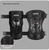 Resim Supermarket1 Dirsek Sert Koruyucuları, Bisiklet Motosiklet Elektrikli Araç Dört Mevsim, Yetişkin Tek Beden Siyah Siyah 