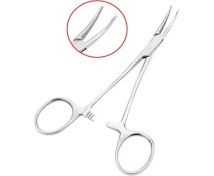 Resim 2Liyao Kavisli Ağız 12.5cm El Aleti 12.5 16 18CM Hemostatik Forseps Evcil Hayvan Saç Kelepçesi Balıkçılık Kilitleme Pensesi Epilasyon Araçları Kavisli/düz Uç Kesici Alet (Yurt Dışından) 