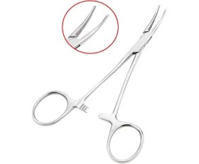 Resim 2Liyao Kavisli Ağız 12.5cm El Aleti 12.5 16 18CM Hemostatik Forseps Evcil Hayvan Saç Kelepçesi Balıkçılık Kilitleme Pensesi Epilasyon Araçları Kavisli/düz Uç Kesici Alet (Yurt Dışından) 