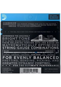 Resim D'addario Exl110bt Balanced Regular Light Elektro Gitar Teli 10-46 