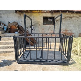 Resim İMMAX Kafesli Baskül 3 Ton 100x200 Cm Şarjlı Çift Kuşak 