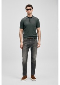 Resim Lufian Quel Smart Jean Erkek Pantolon Slim Fit Gri Gri 111200244100150 