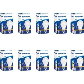 Resim Panasonic 8,5W-60 W 10'Lu Eko Paket 2700 Kelvin Sarı Işık 