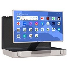 Resim NPO AP2718T 27'' FHD 8 RAM 128 GB Android Dokunmatik Çantalı Şarjlı Taşınabilir Smart Led Ekran 