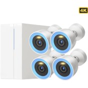Resim Dayzip DZ-9808POE 4K POE 4 KAMERALI GECE RENKLİ IP SET 8MP 2TB HDD 