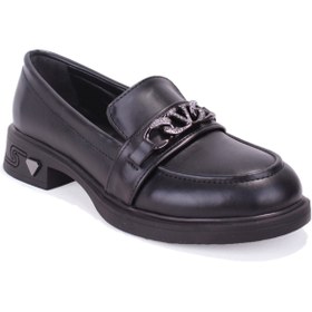Resim DAGOSTER DZA07-1270302 Siyah Günlük Loafer Kadın Ayakkabı 
