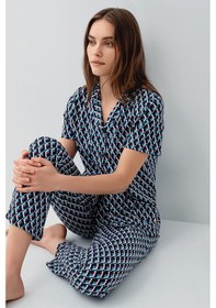 Resim Pierre Cardin Kadın Lacivert Gömlek Pijama Pc9159-s-v1 Lacivert 