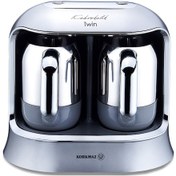Resim Korkmaz A861-06 Kahvekolik Twin 800 W Kahve Makinesi 