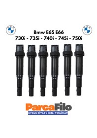 Resim Bmw E65 E66 Ateşleme Bobini Seti 12138657273 . 