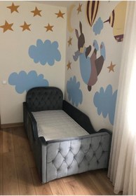 Resim Puf Bebe Montessori Serisi _yumuşacık Puf_çocuk_bebek Yatağı 100x200 Ölçüde (İÇ YATAK DAHİLDİR) 