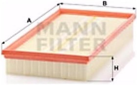 Resim Mann Filter Volkswagen Bora 1.8 T ile Uyumlu Hava Filtresi, 1998-2013 