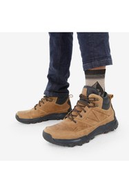 Resim Decathlon Quechua Erkek Su Geçirmez Outdoor Deri Bot - Kahverengi - NH500 