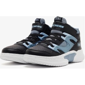 Resim Skechers Skx Court Hype Büyük Erkek Çocuk Siyah Basketbol Ayakkabısı 406072L Bkgy 