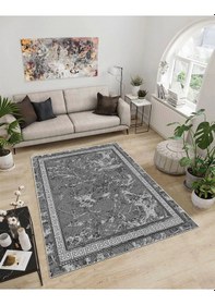 Resim Dijidekor Işıltı Koleksiyonu Model61 Süngerli Dijital Baskılı Saçaksız Mutfak Halısı Yolluk 