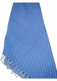 Resim Kara Tezgah Pamuk Santranç Desen Peştemal 100 180 