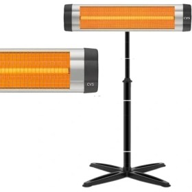 Resim Cvs Cvs Orıon Silver Infrared Isıtıcı Elektrikli Soba 2500 Watt Ayak Dahil 