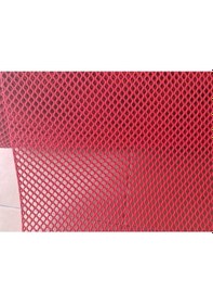 Resim Kırmızı Islak Zemin Matı Kaydırmaz Pvc Paspas Banyo Kaymaz Yer Matı S Mat Petek Mat 