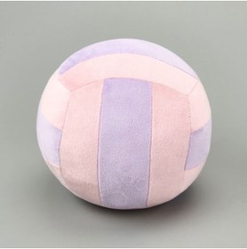 Resim Evidea Soft Voleybol Topu Figürlü Yastık - Pembe / Eflatun - 20 cm 
