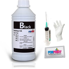 Resim FORPRİNT CANON PIXMA G3420 Yazıcı Uyumlu GI-41 Forprint Dolum Seti 1000ml Siyah 
