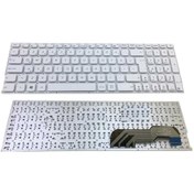 Resim Online-Istanbul Asus Vivobook Max X541Sa-Xx012T Uyumlu Notebook Klavye Beyaz 